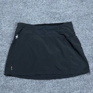 Smartwool Active Wool Lined Skirt Size XS Skort Black Pockets Athletic Stretch